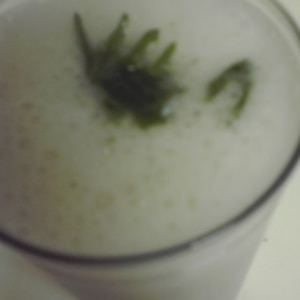 ❤バナナと大葉のジンジャー甘酒ジュース❤